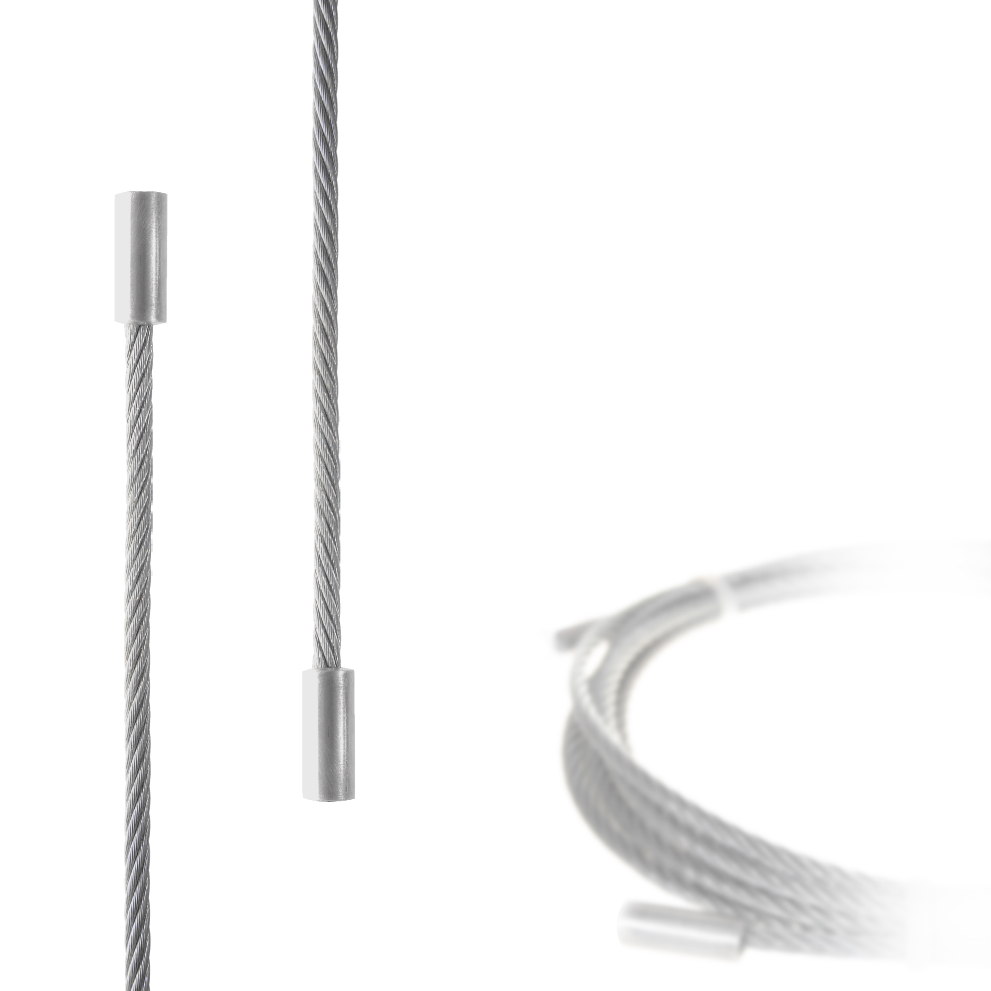 Perfeclan Schwarz Seilzugstopper Seilstopper Seilwinde-Stopper für Stahlseilen（2er Pack） 