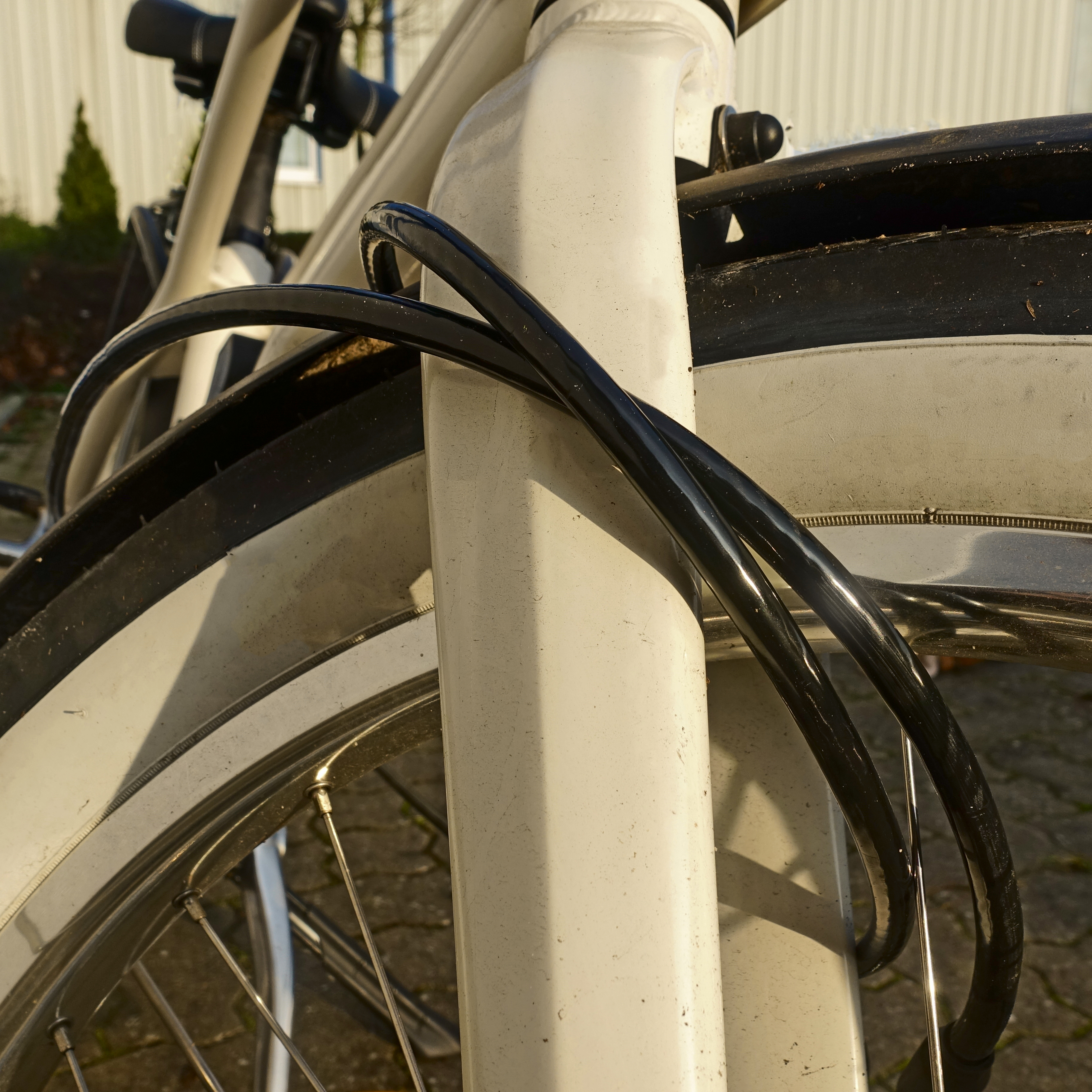 Terrassenmöbel Stärke:3mm Diebstahlsicherung für Gartenmöbel Fahrrad Stahlkabel mit Schlaufen Drahtseile24 Stahlseil ummantelt mit Ösen 2 auf 3 | Länge:0,5m Schlaufenkabel 